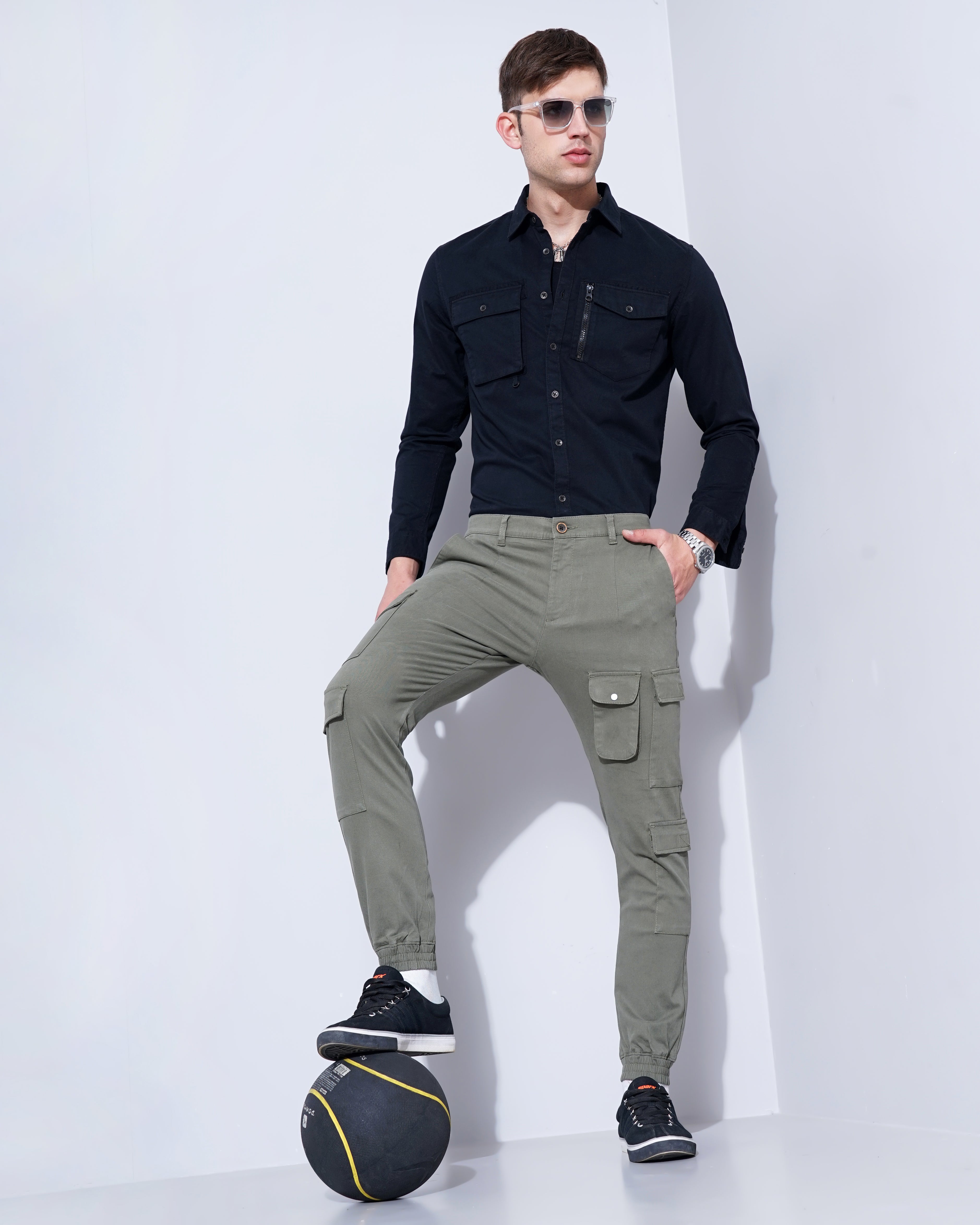 Slim Fit Cargo Joggers