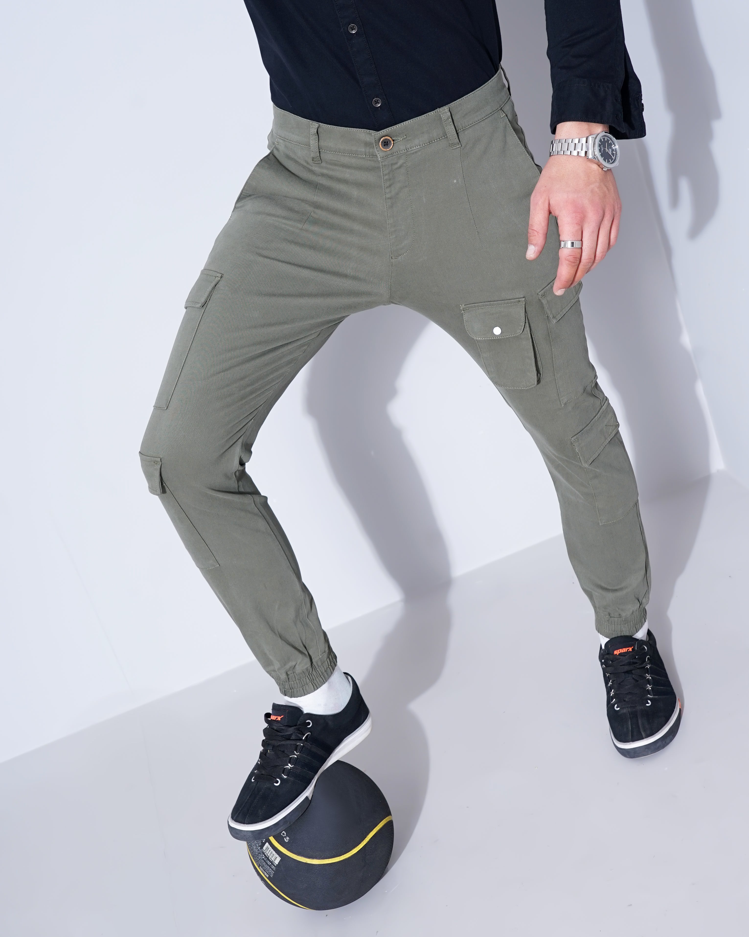 Slim Fit Cargo Joggers