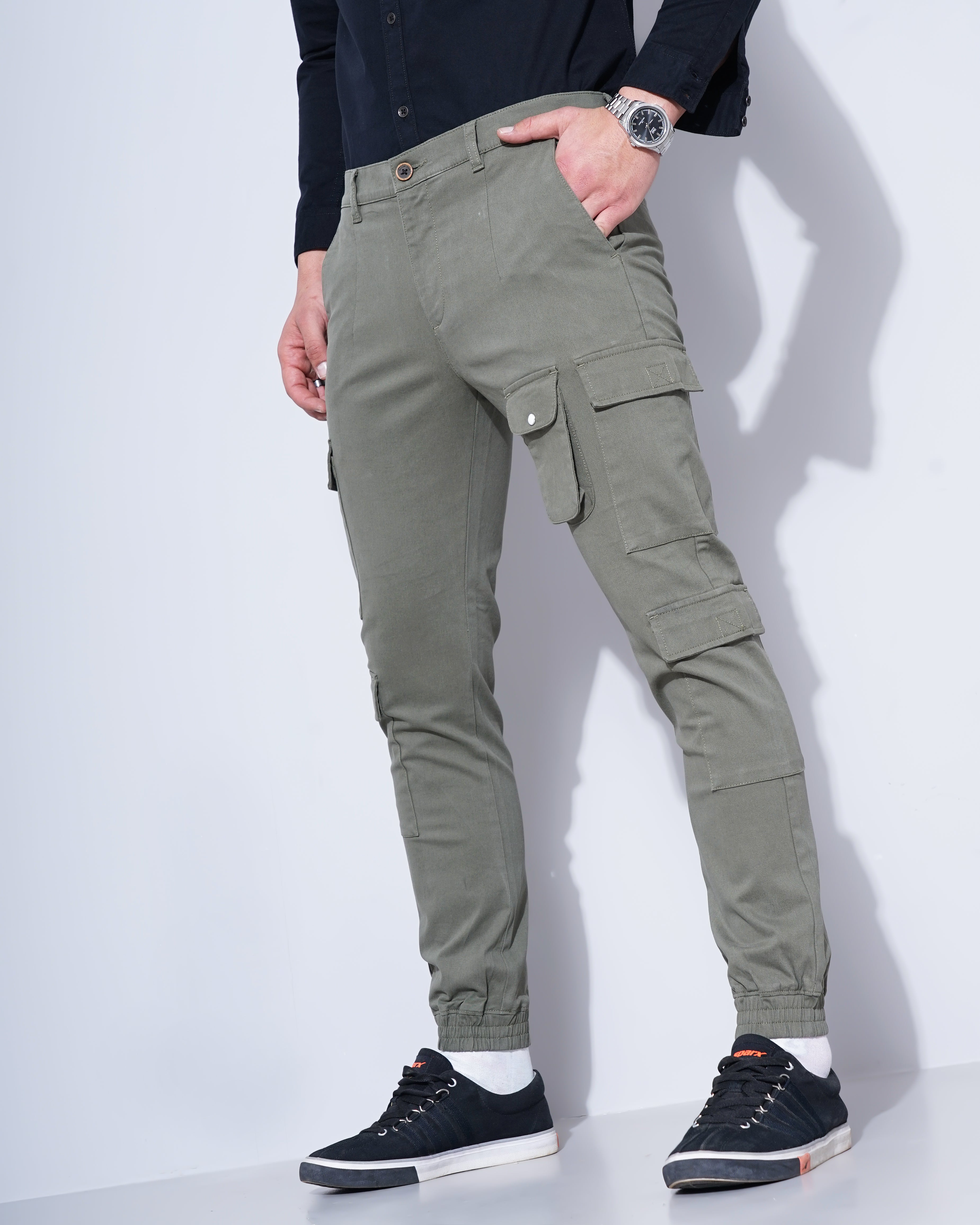 Slim Fit Cargo Joggers
