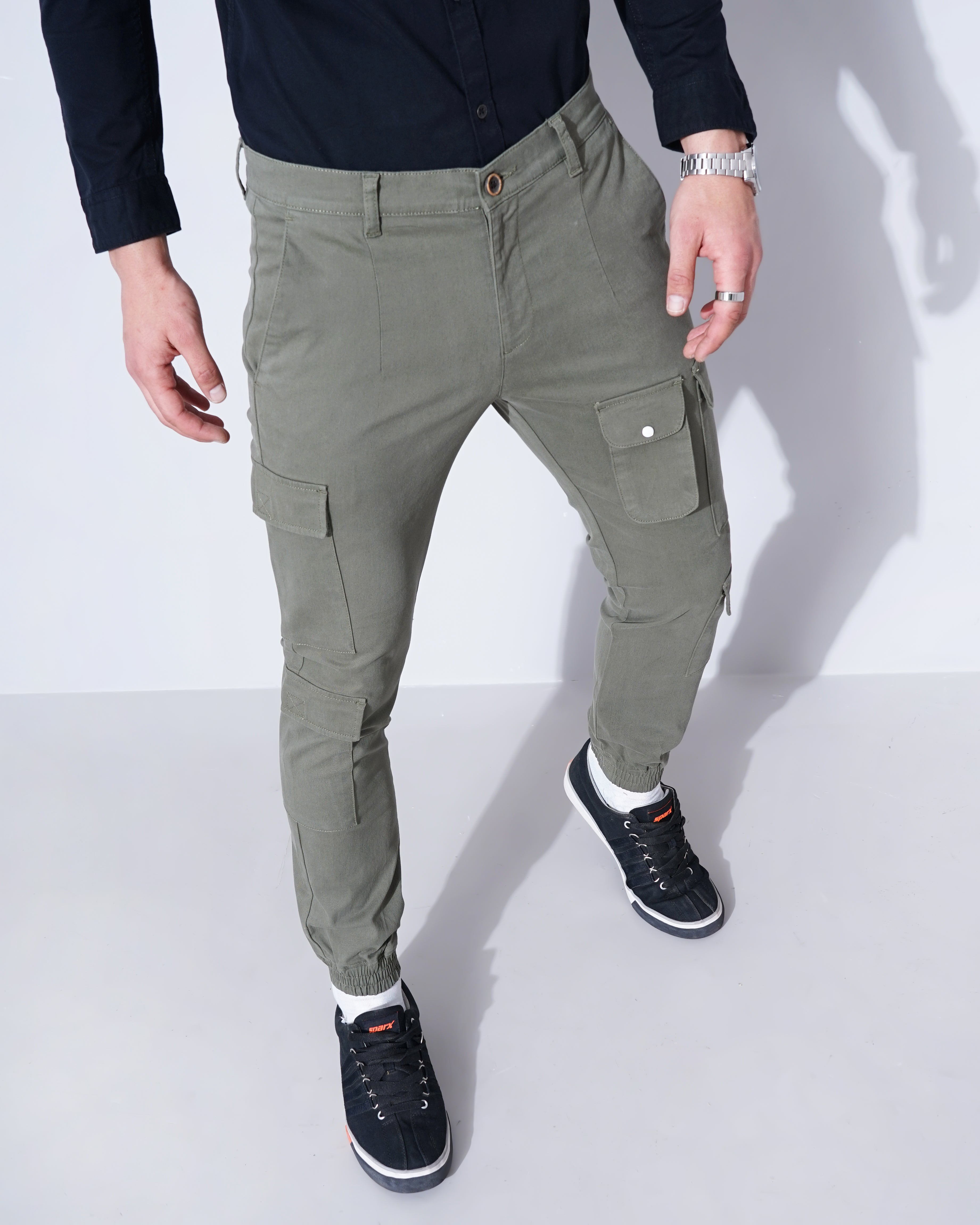 Slim Fit Cargo Joggers