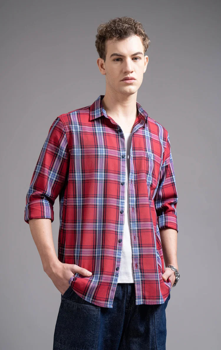 Men's Checks Shirt