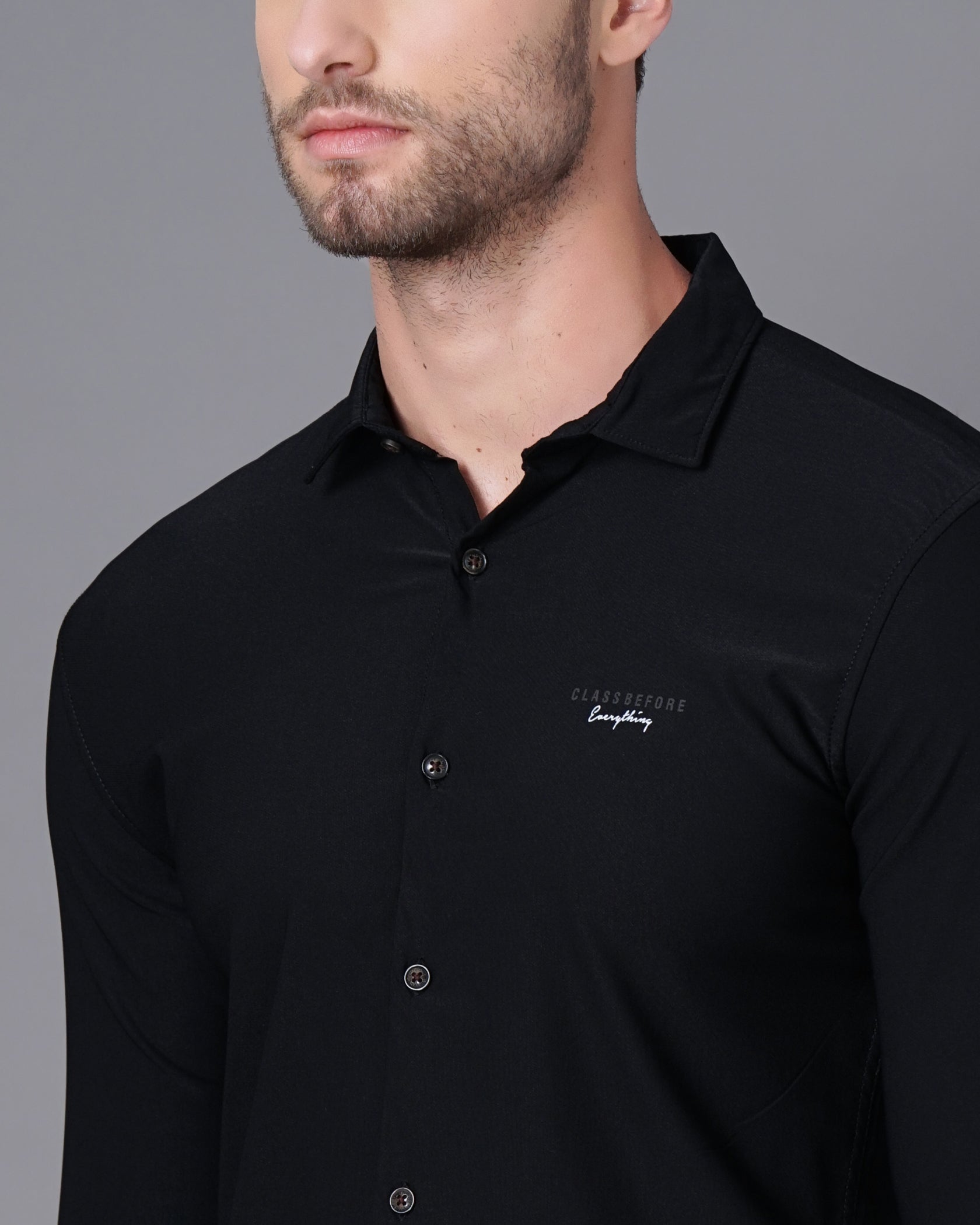 Smart Slim Fit Opaque Casual Shirt