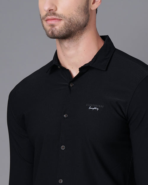 Smart Slim Fit Opaque Casual Shirt