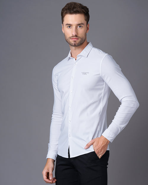 Smart Slim Fit Opaque Casual Shirt