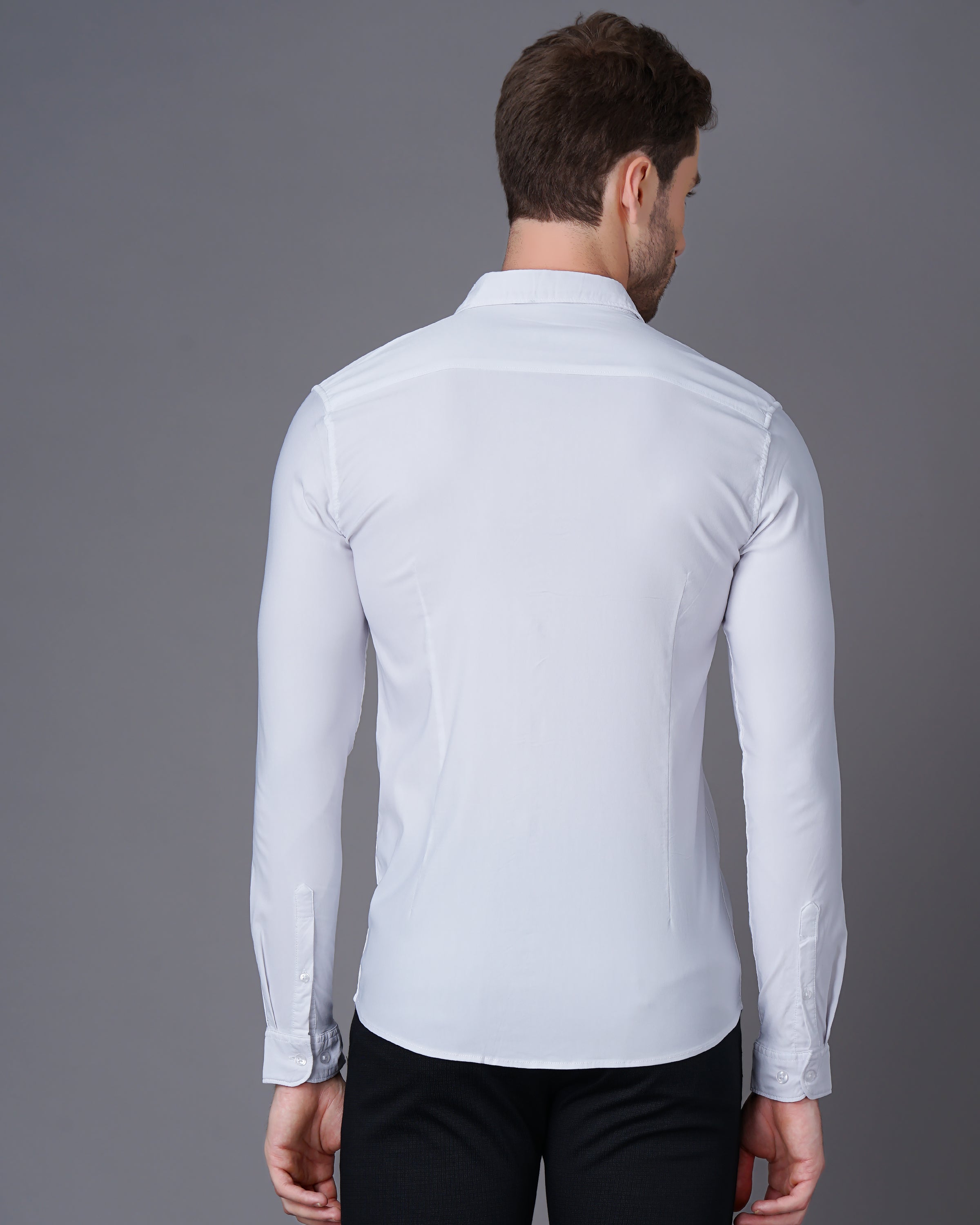 Smart Slim Fit Opaque Casual Shirt