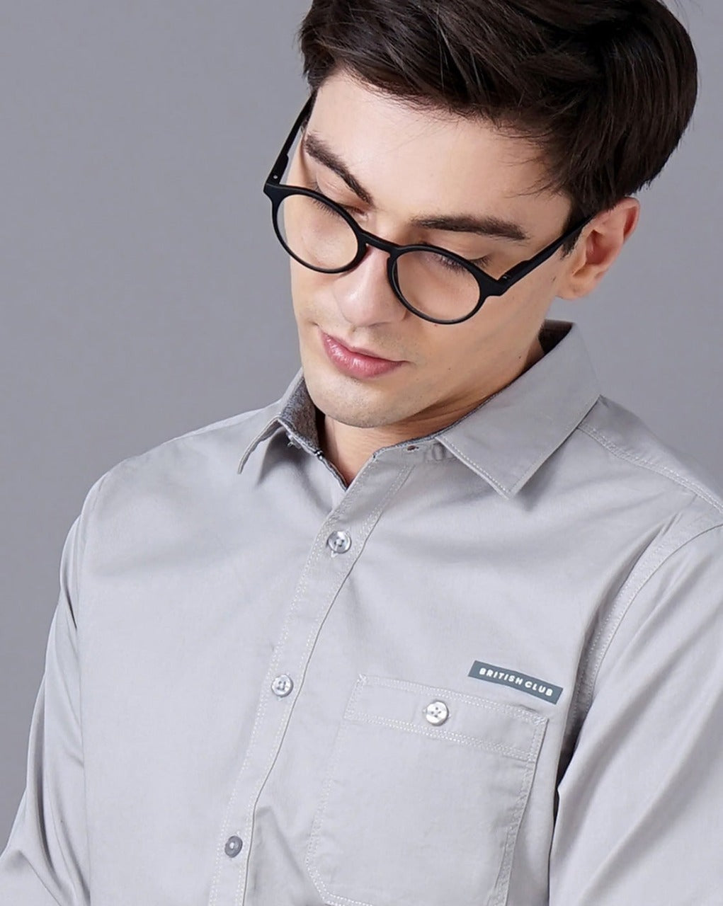 Men's Solid Casual Shirt
