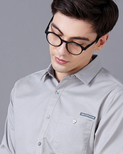Men's Solid Casual Shirt