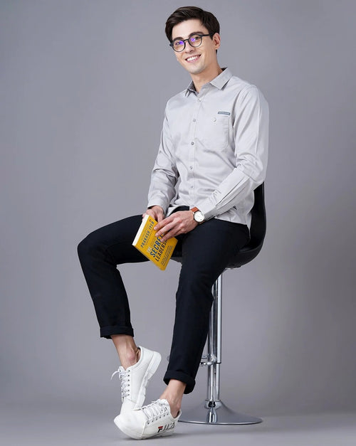 Men's Solid Casual Shirt