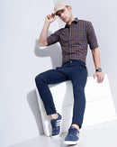 Slim Fit Flat-Front Chinos