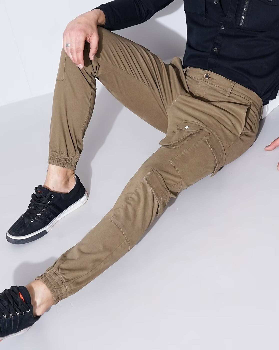 Slim Fit Cargo Joggers
