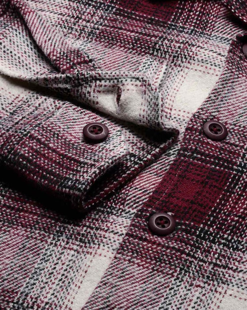 Men Checked Oversized Fit Shacket