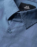 Men Dobby Smart Slim Fit Casual Shirt