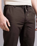 Men Ankle  Fit Smart Slim Fit Low-Rise Regular Trousers