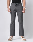 Men Comfort Slim Fit Low-Rise Cotton Cargos Trousers