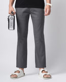 Men Comfort Slim Fit Low-Rise Cotton Cargos Trousers
