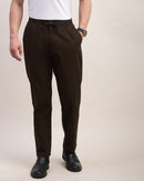 Men Comfort Straight Fit Low-Rise Trousers