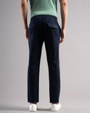 Men Smart Slim Fit Low-Rise Trousers