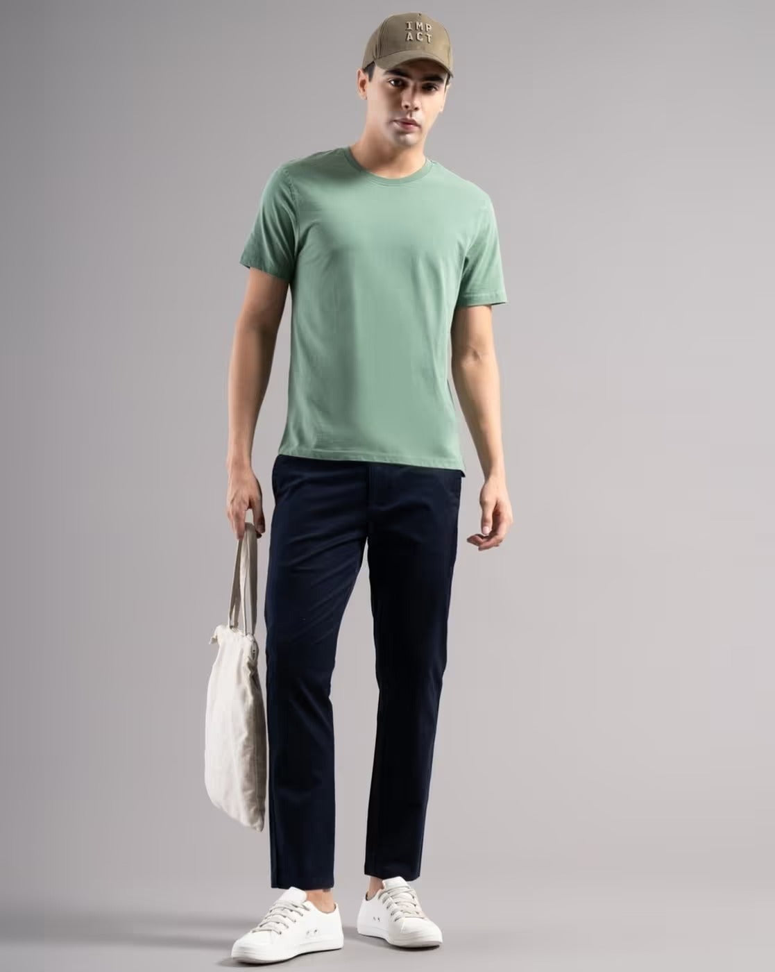 Men Smart Slim Fit Low-Rise Trousers