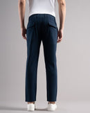 Men Smart Slim Fit Low-Rise Chinos Trousers