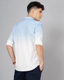 Men Ombre-Dyed Slim Fit Shirt
