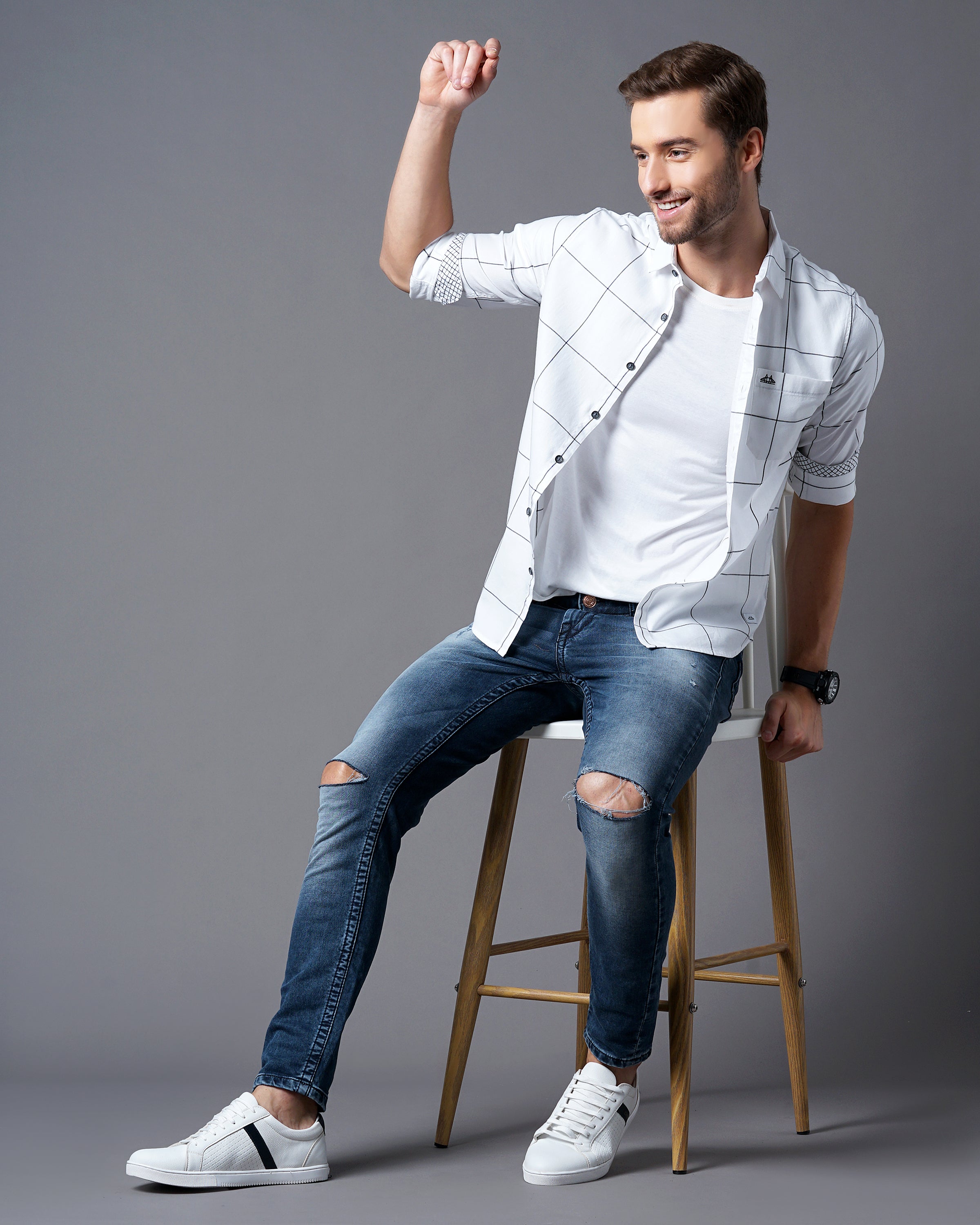 Men's Checks Shirt