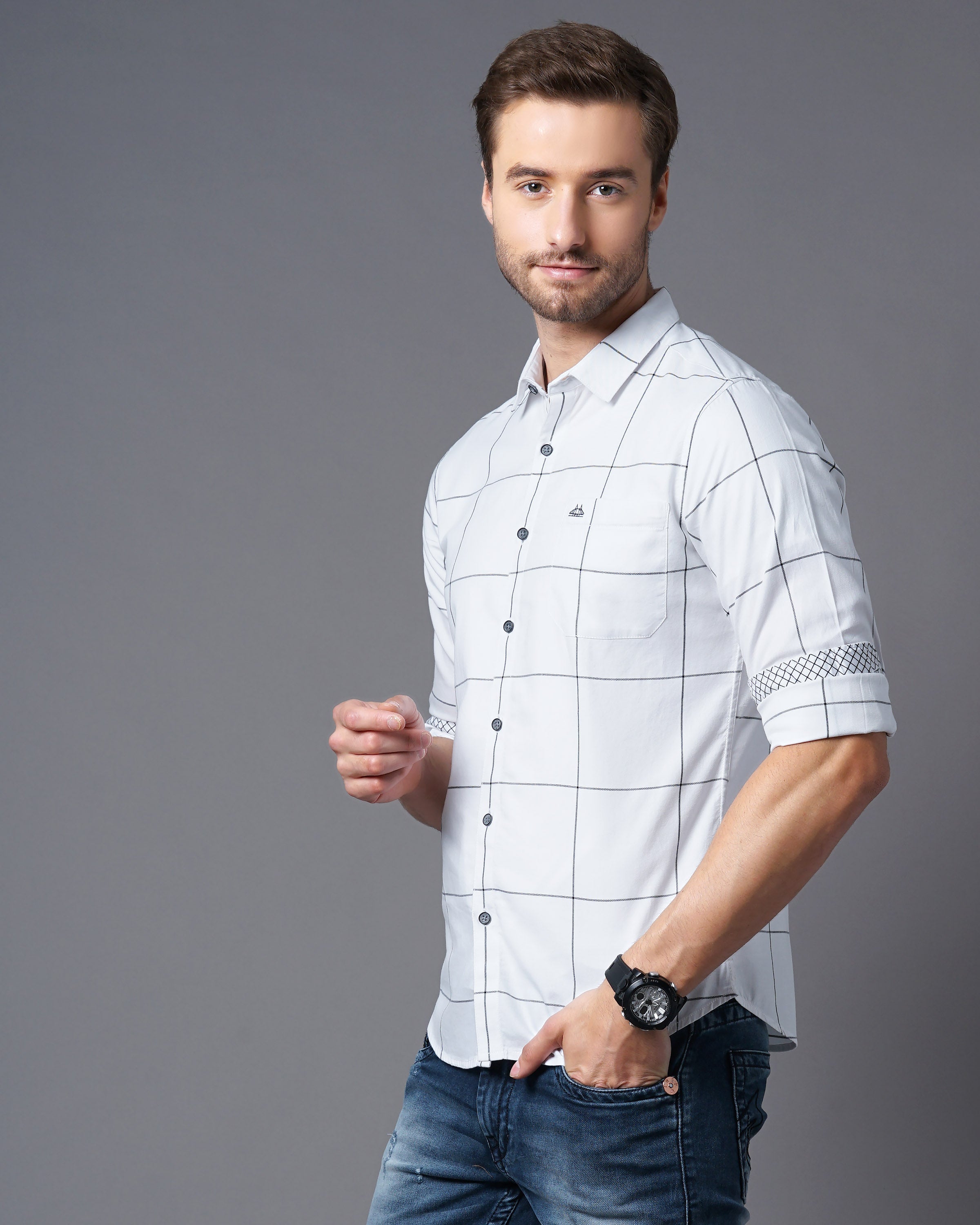 Men's Checks Shirt