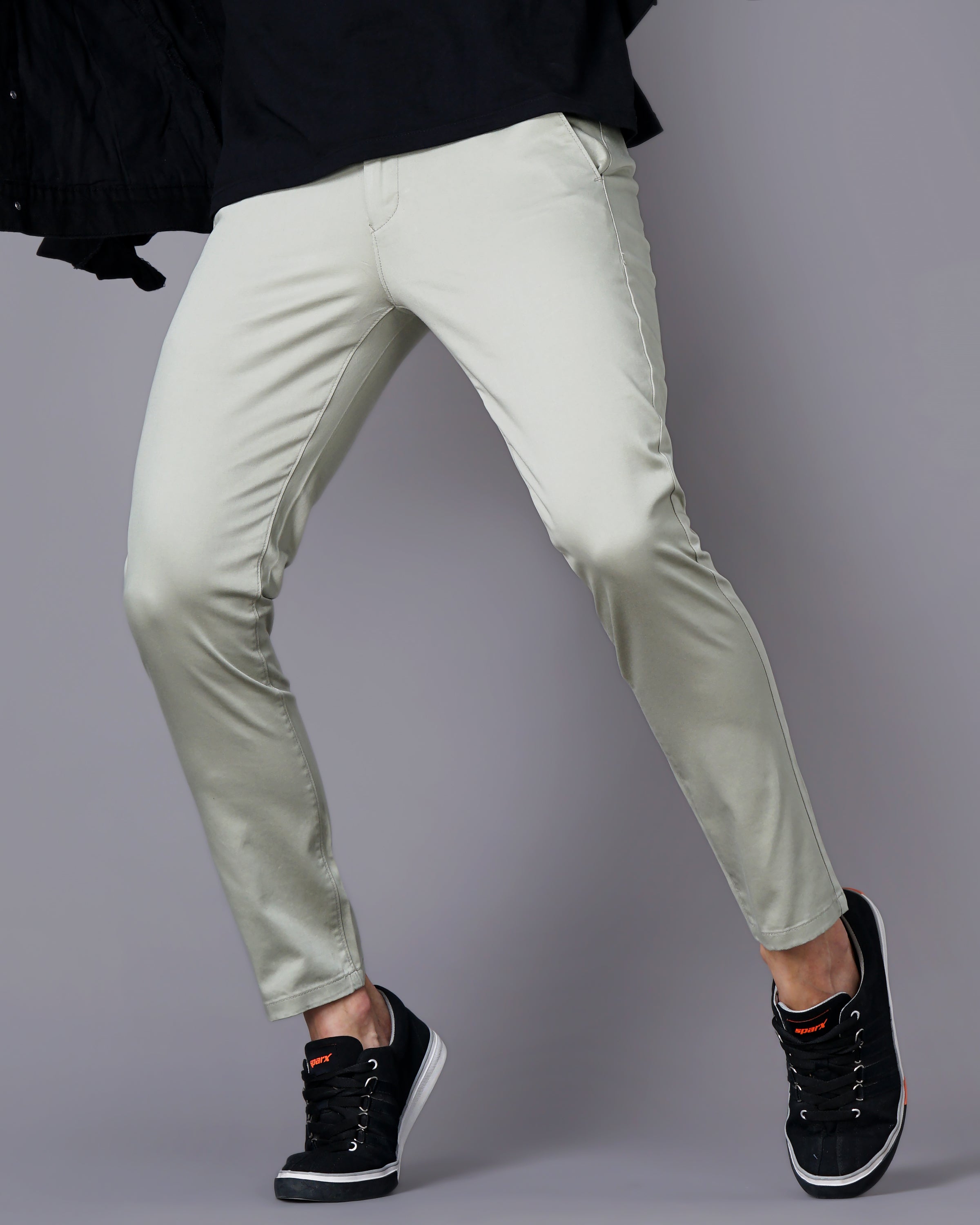 SLIM FIT FLAT FRONT TROUSER