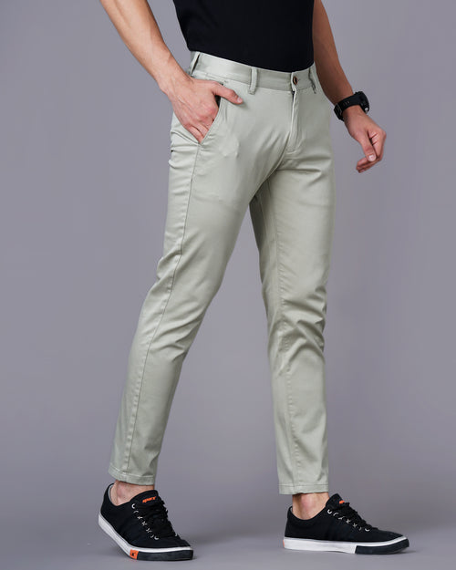 SLIM FIT FLAT FRONT TROUSER