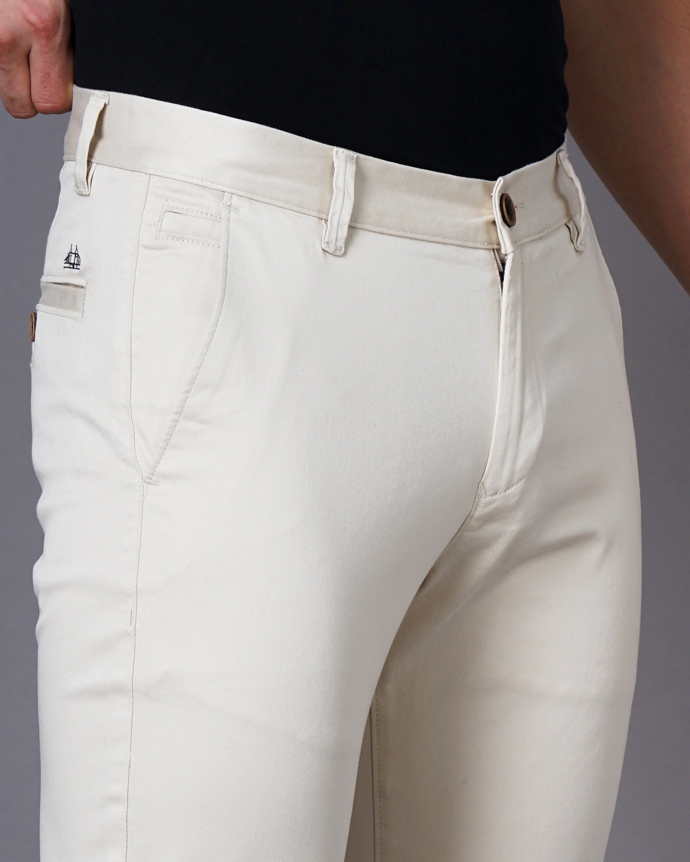 SLIM FIT FLAT FRONT TROUSER