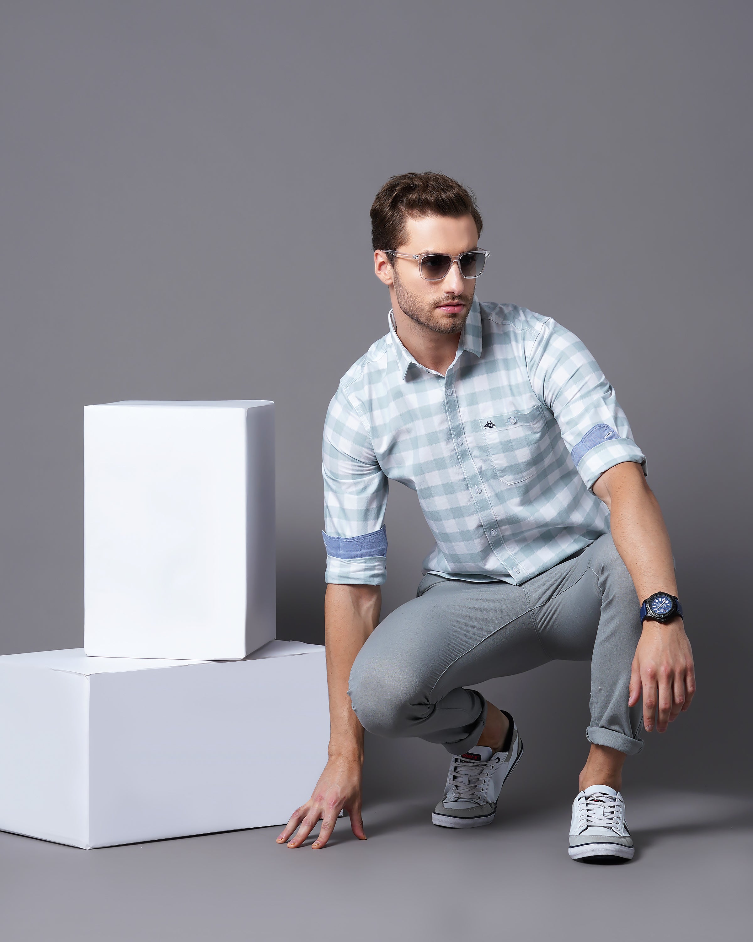 Men's Checks Shirt