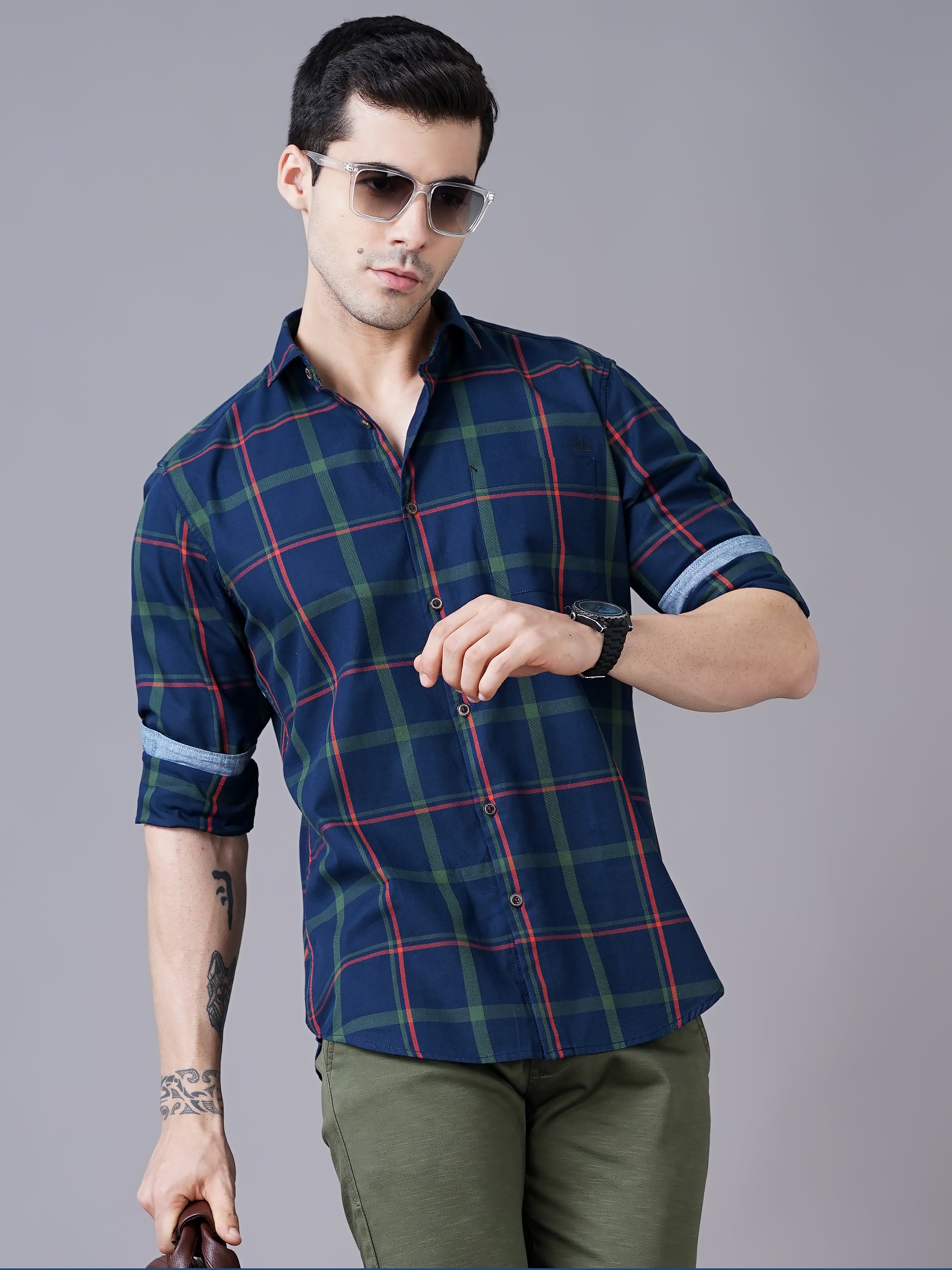 Men's Checks Shirt