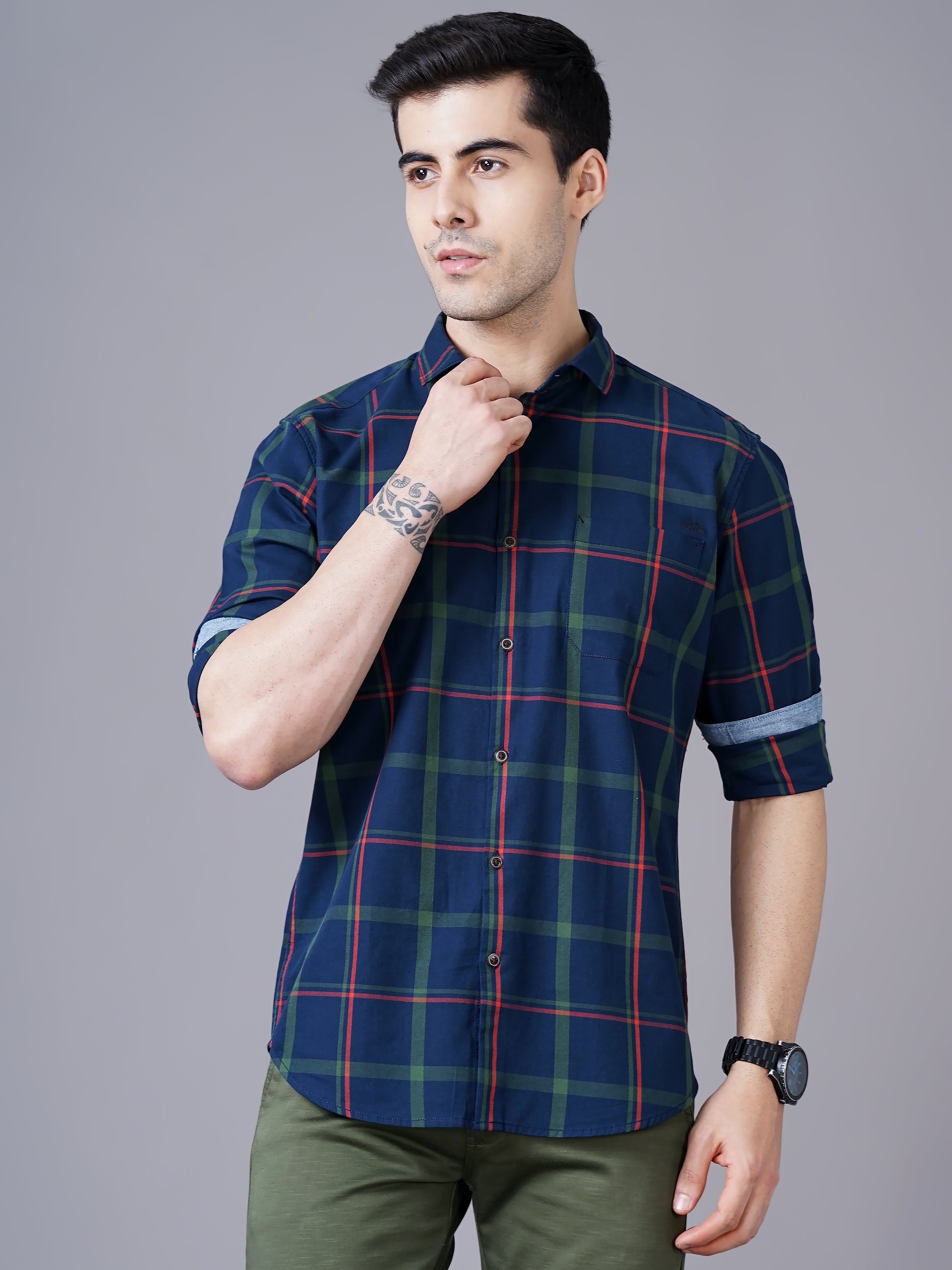 Men's Checks Shirt
