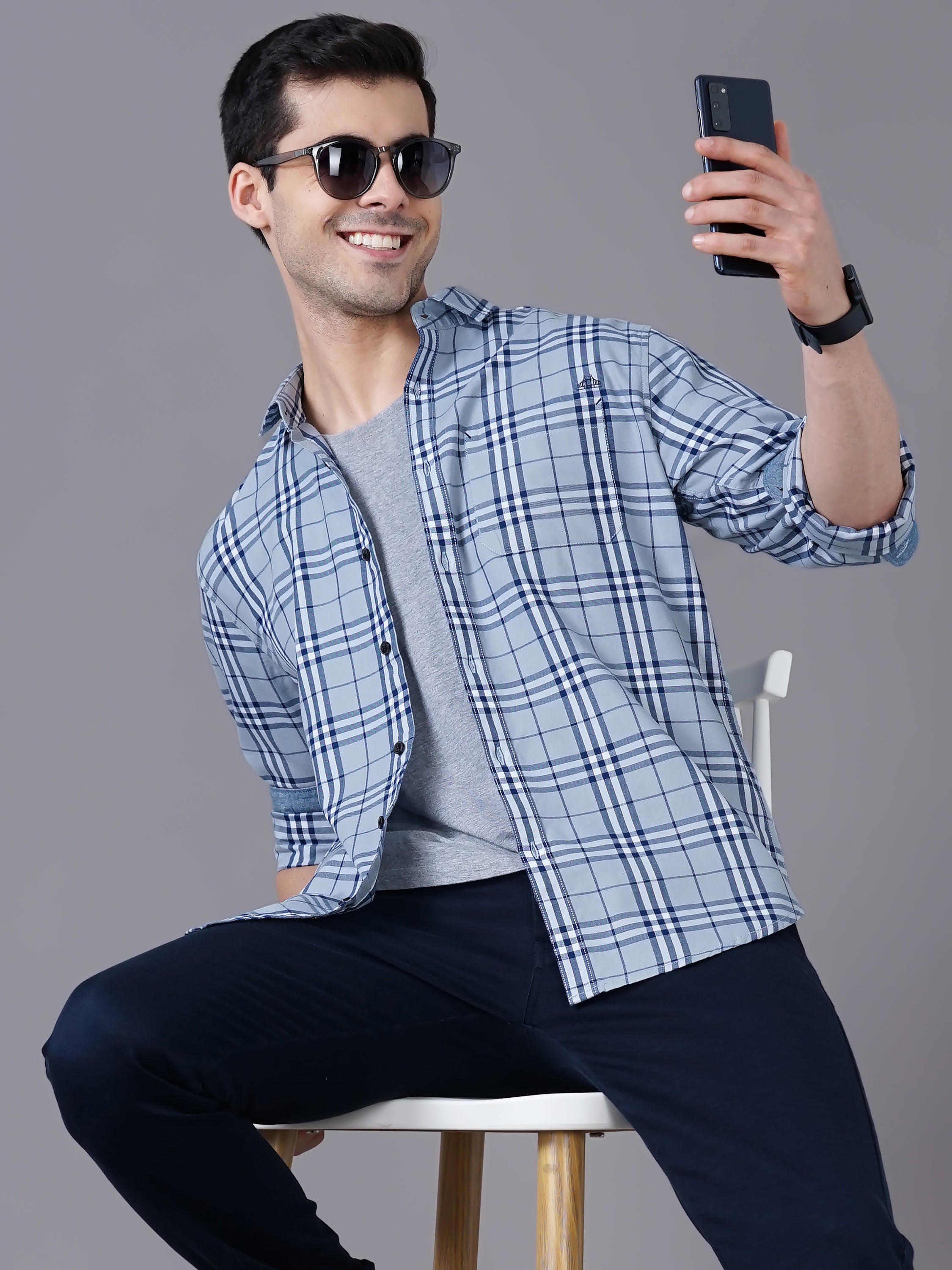 Men's Checks Shirt