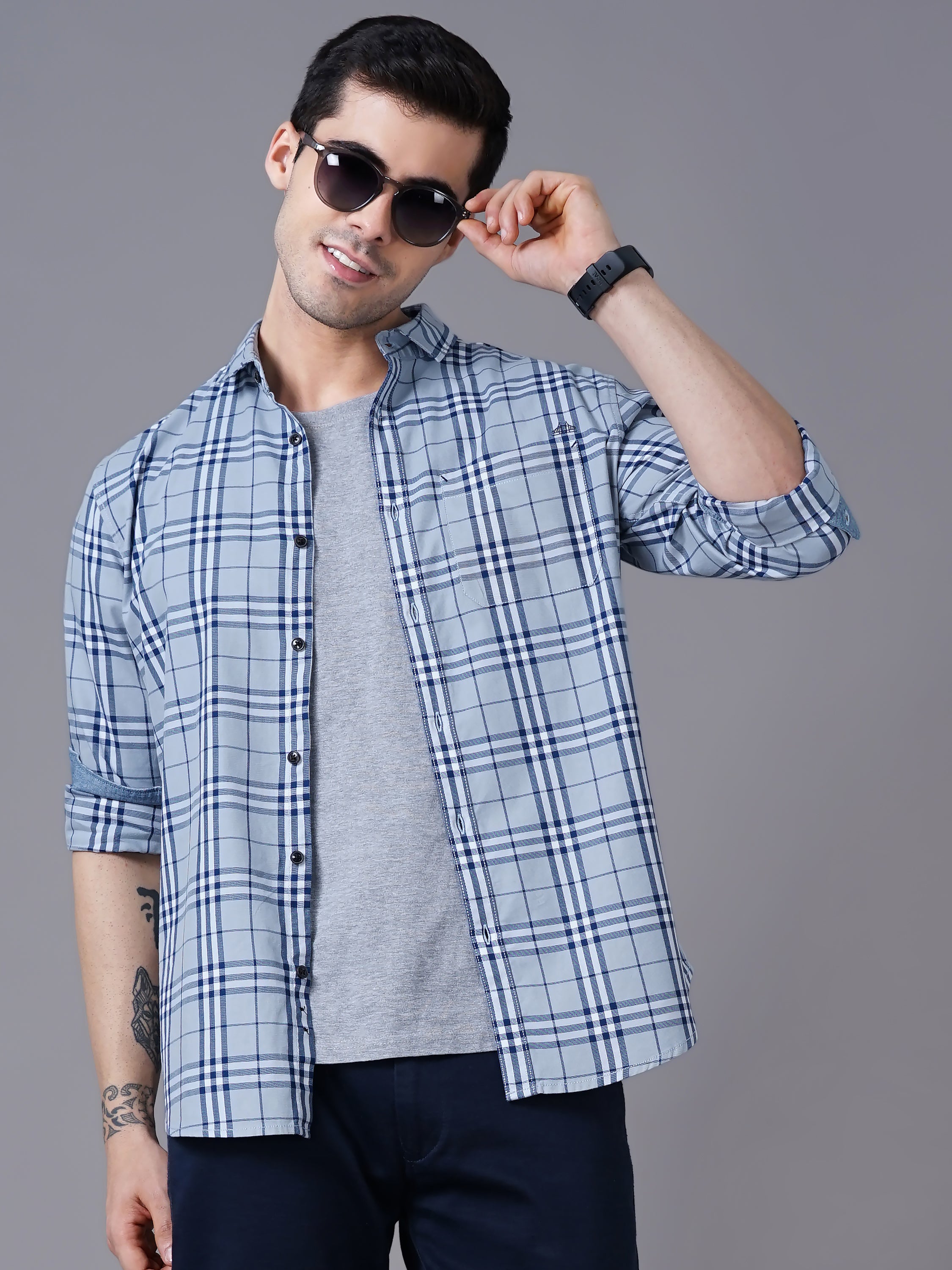 Men's Checks Shirt