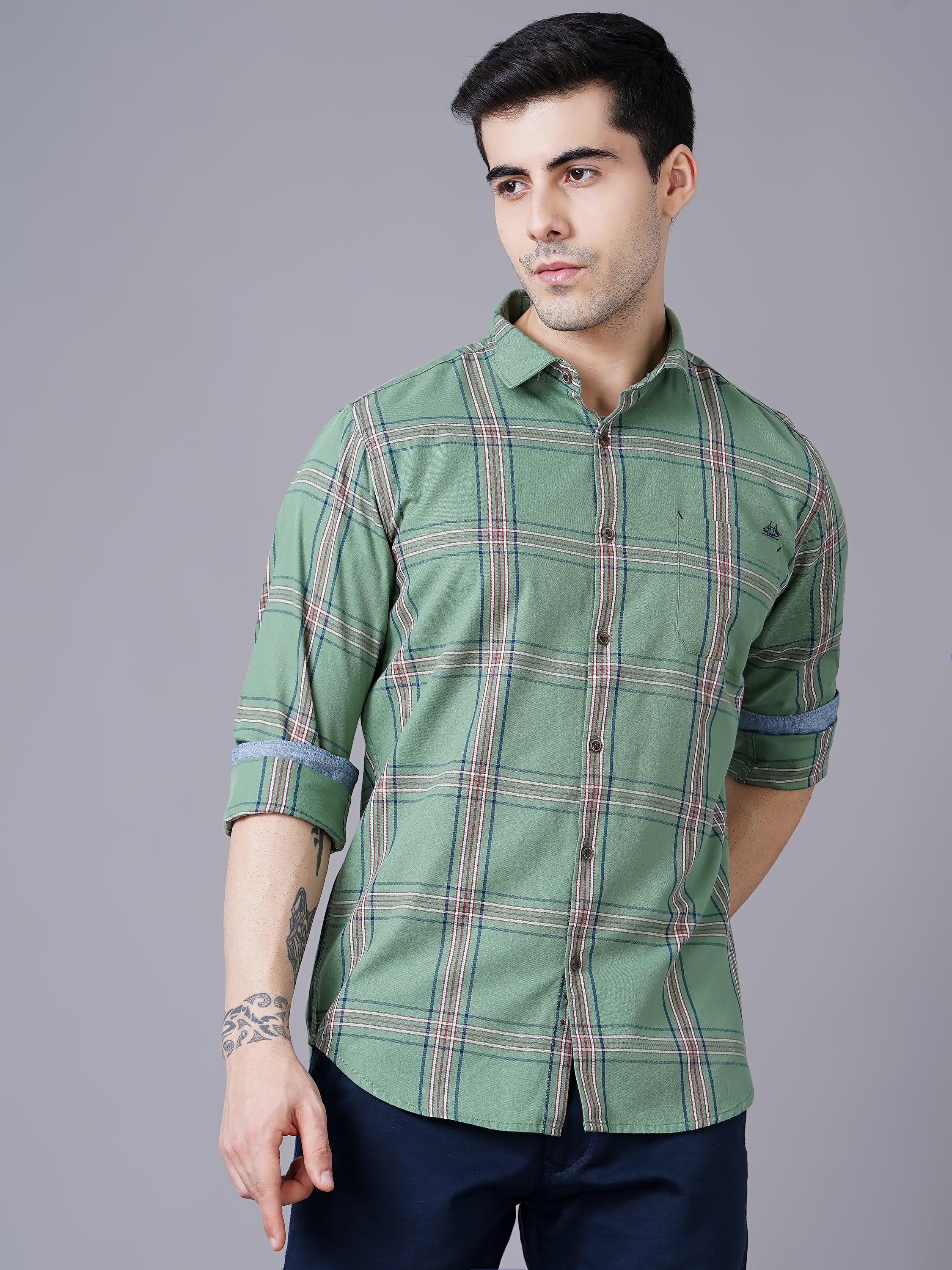 Men's Checks Shirt