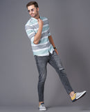 Slim Fit Striped Casual Shirt