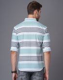 Slim Fit Striped Casual Shirt