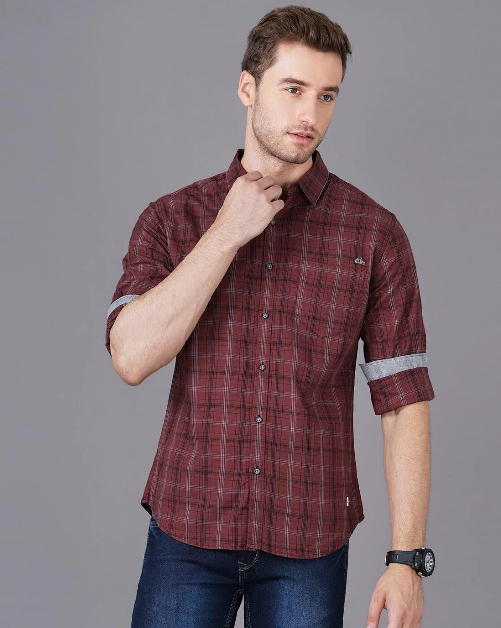 Men's Checks Shirt