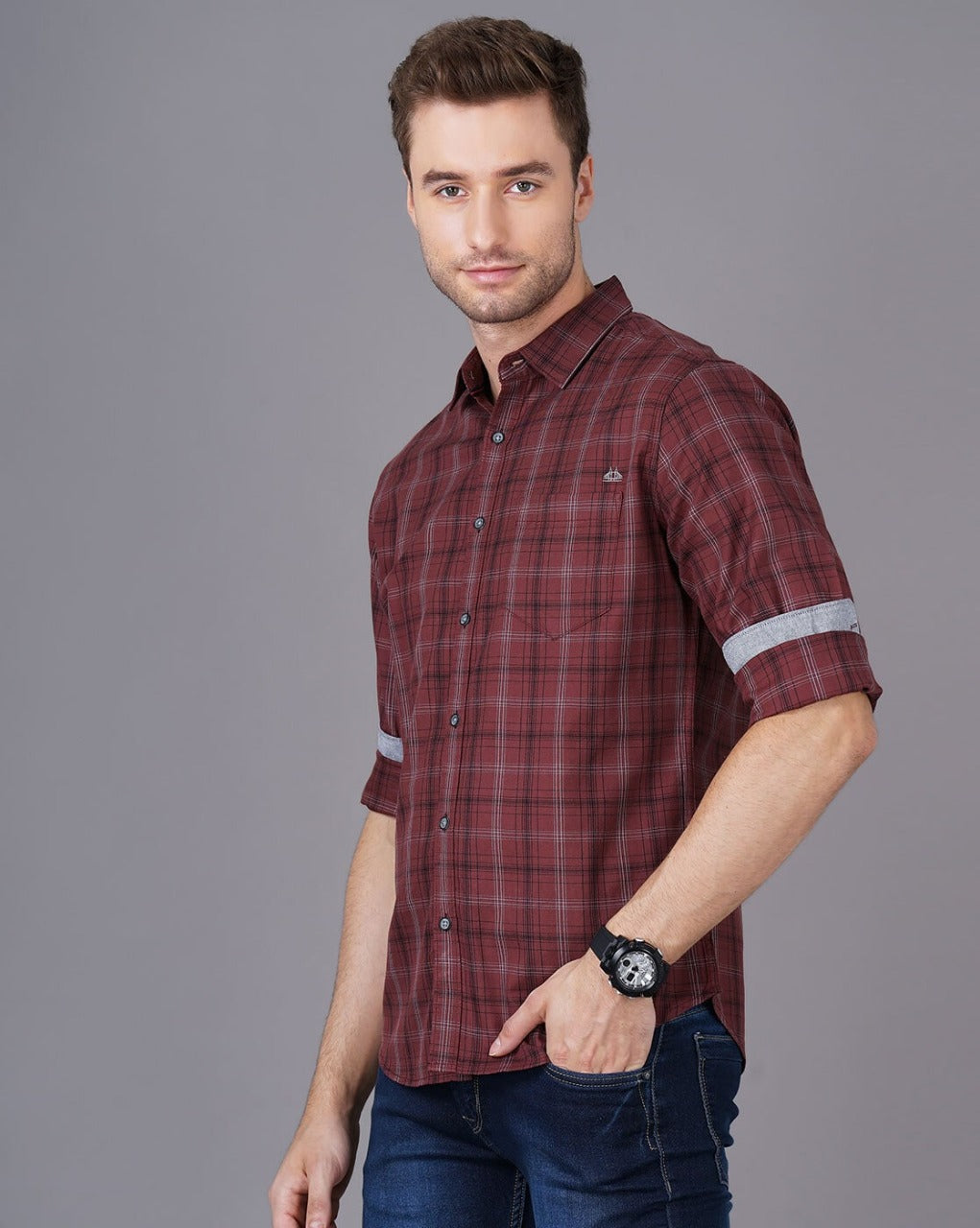 Men's Checks Shirt