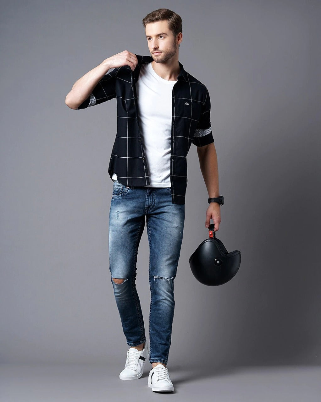 Men's Checks Shirt