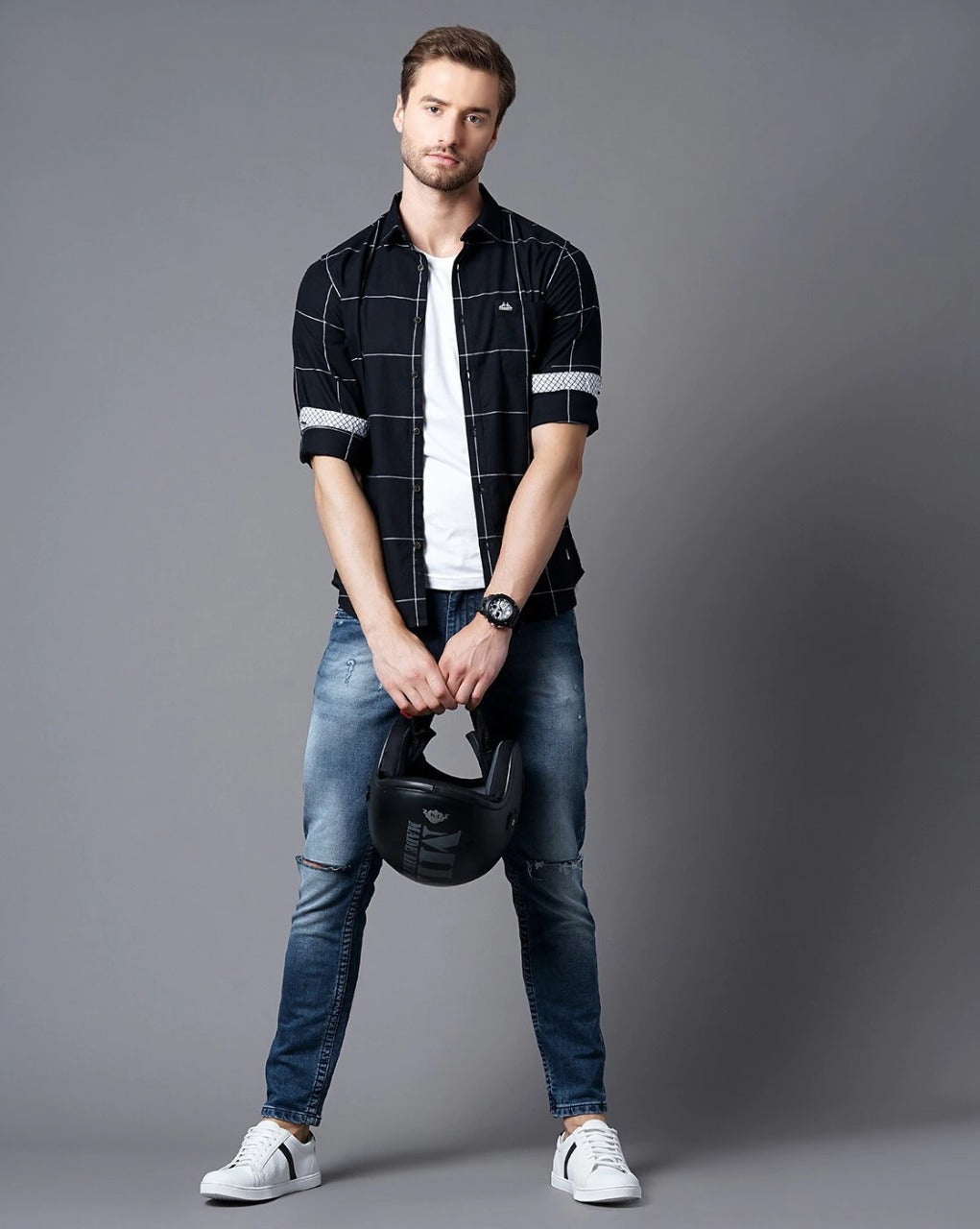 Men's Checks Shirt
