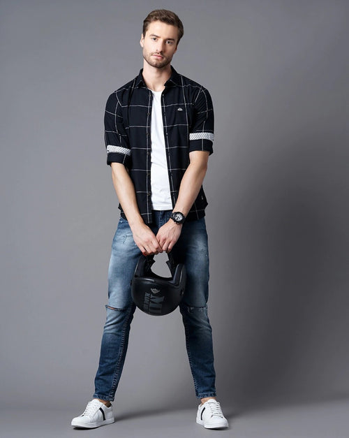 Men's Checks Shirt
